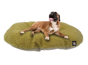 Oval Cushions For Baskets Oatmeal & Beige Fleece - Various Sizes